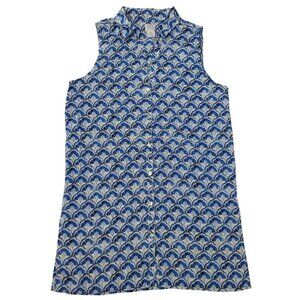 Sigrid Olsen Women's Sleeveless Linen Blend Button-Down Blouse, Size M. NWT.